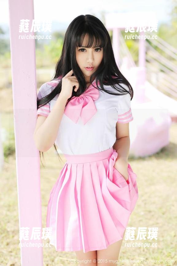 MyGirl美媛馆-Flower朱可儿 MyGirl美媛馆 - Flower朱可儿的定制图集——厨娘俏丽,难道拍照就能学会做饭吗?