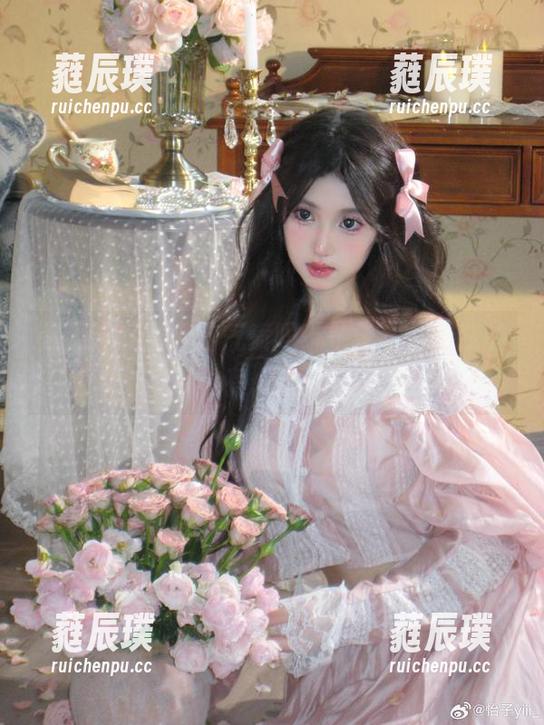 你见过紫蔷薇的气质吗？怡子yiii给我的感觉有点...晃了。
